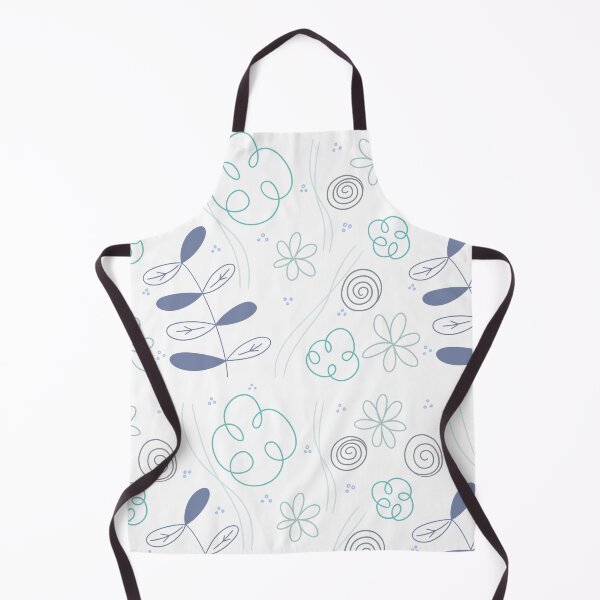 Item preview, Floral Pattern in hues of blue designed and sold by dariellene.