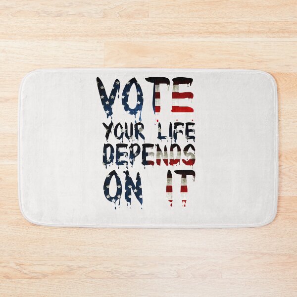 Item preview, american flag vote your life depends on it  designed and sold by Hannah  Pillic.