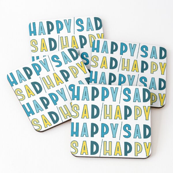 Item preview, Happy and Sad designed and sold by Dopeandchilldesigns.