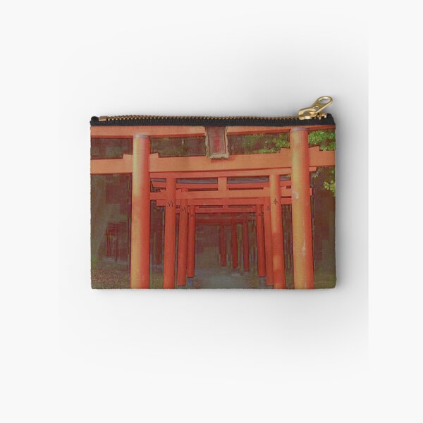 Item preview, Red Gates at Nara Japan with grain effects designed and sold by eevee135.