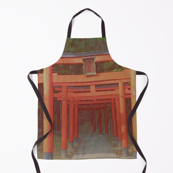 Item preview, Red Gates at Nara Japan with grain effects designed and sold by eevee135.