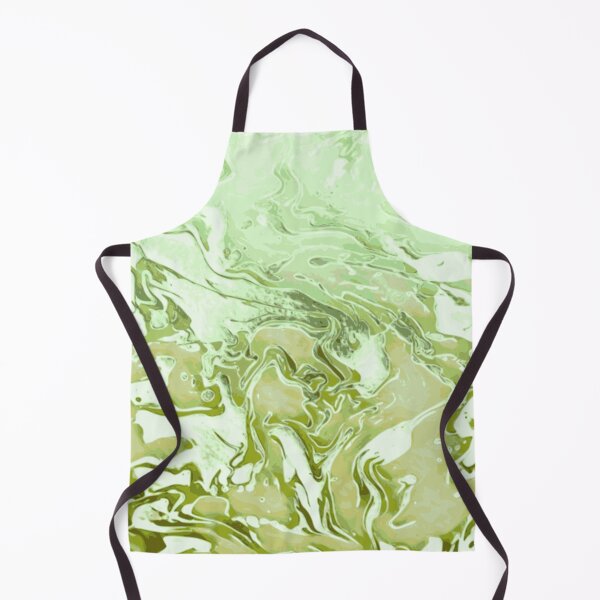 Item preview, Pear - green grey white and beige abstract swirls designed and sold by JaycraveDesigns.
