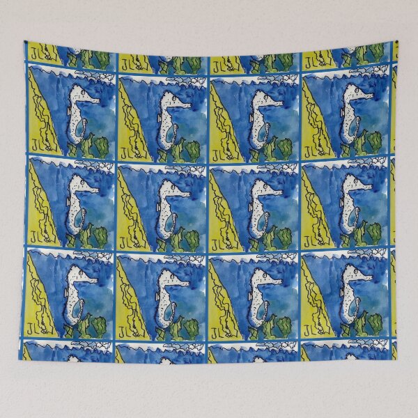 Item preview, 'Seahorses need water too' by Jude Limberiou  6 years old  Australia designed and sold by WaterProject.