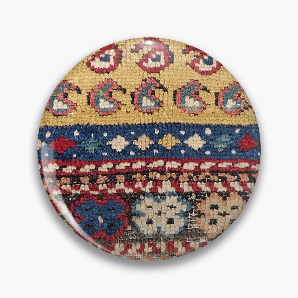 Item preview, Blue Diamond Band // 19th Century Colorful Ornate Accent Pattern designed and sold by vintagepatterns.