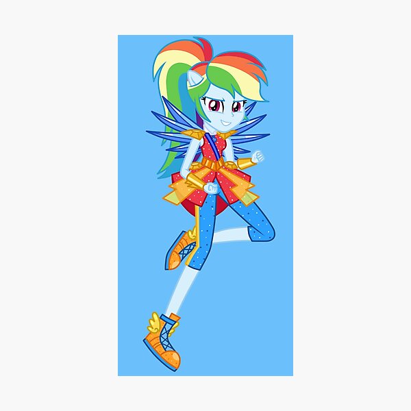 Legend of Everfree Rainbow Dash Photographic Print for Sale by hannahmander Redbubble