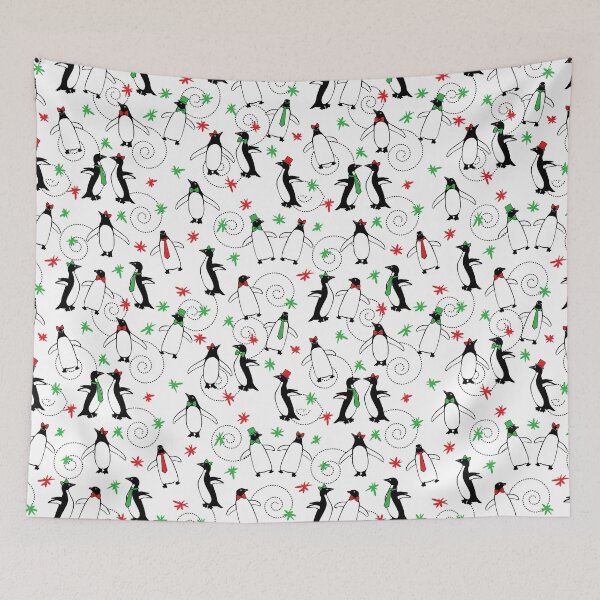 Item preview, Penguins Putting on the Holiday Ritz designed and sold by robyriker.
