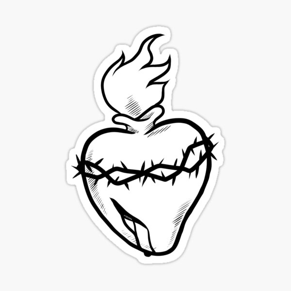 Item preview, Sacred Heart Ink designed and sold by Raphaelion.