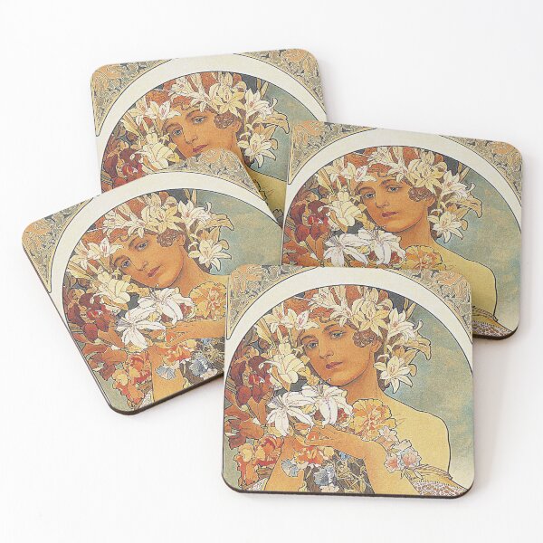 Item preview, Flower - Alphonse Mucha - 1897 designed and sold by CJET.