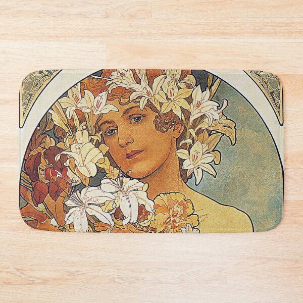 Item preview, Flower - Alphonse Mucha - 1897 designed and sold by CJET.