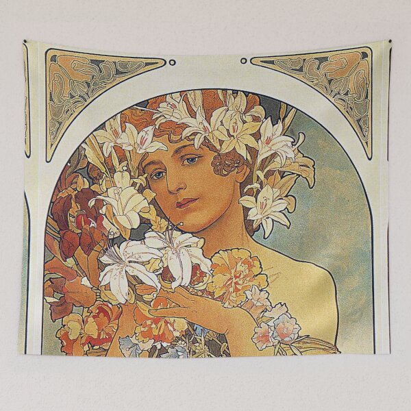 Item preview, Flower - Alphonse Mucha - 1897 designed and sold by CJET.