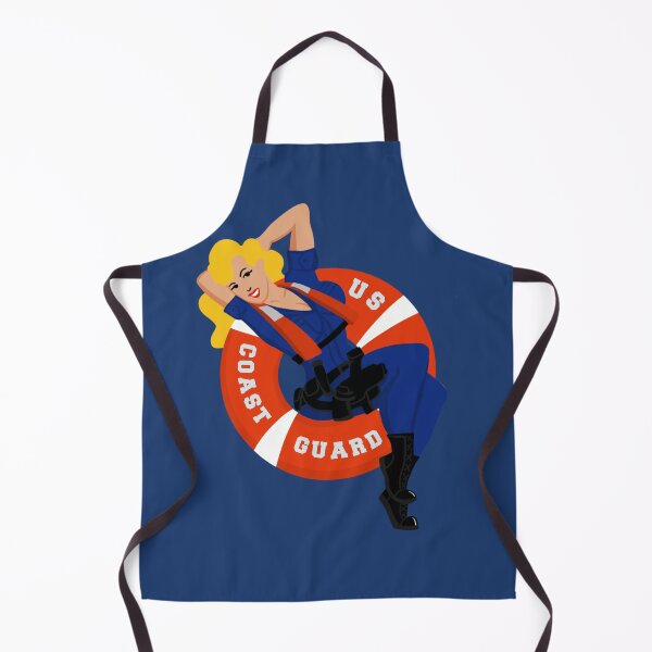 Item preview, Coast Guard Lifering Blonde Pinup designed and sold by AlwaysReadyCltv.