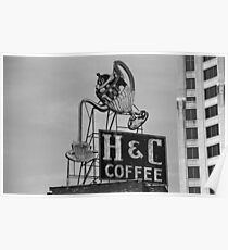 H & C Coffee Poster