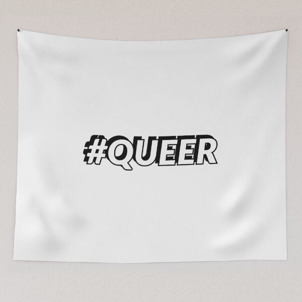 Item preview, QUEER HASHTAG designed and sold by Inspirationmotivation.
