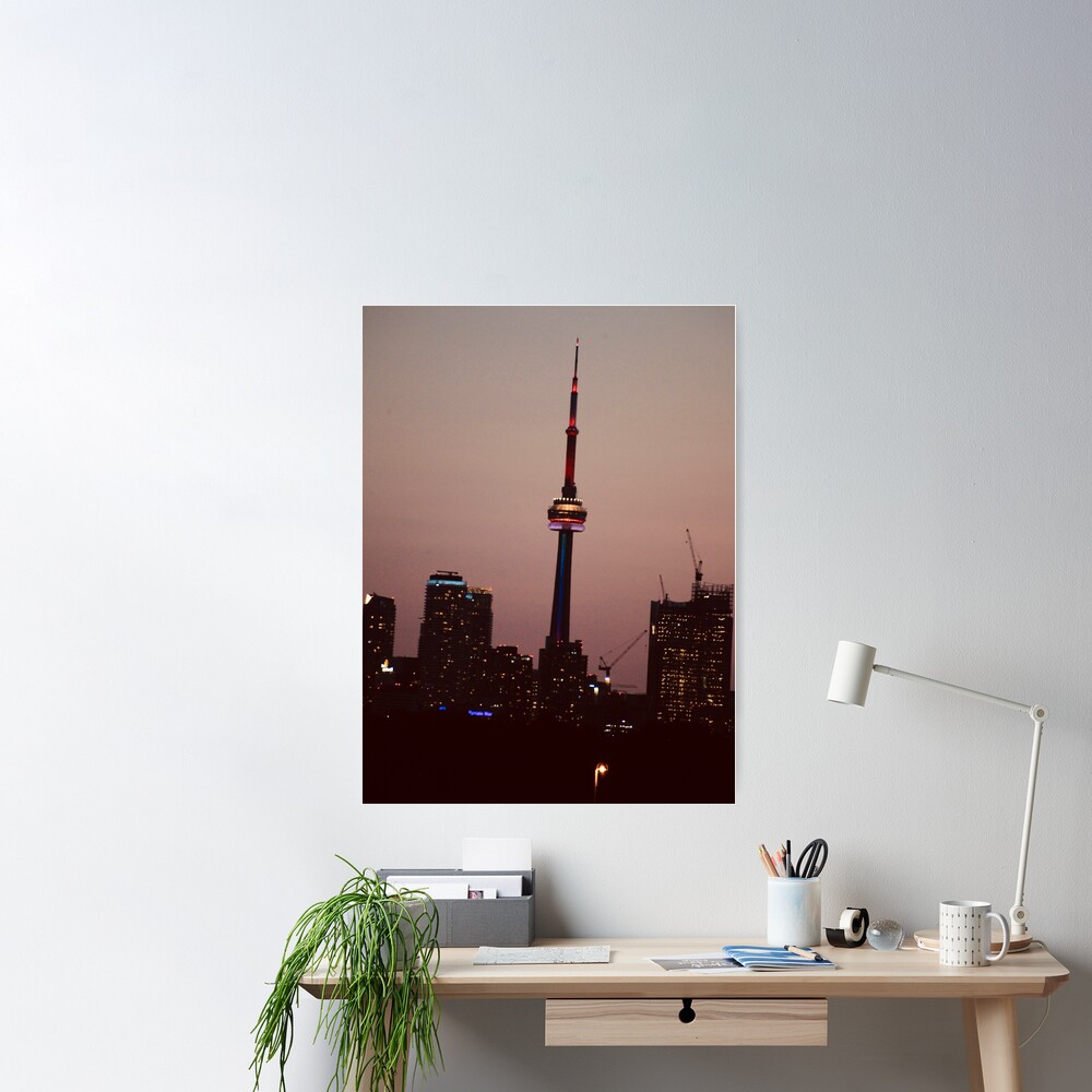 Toronto by Night By Yannis Lobaina  Poster