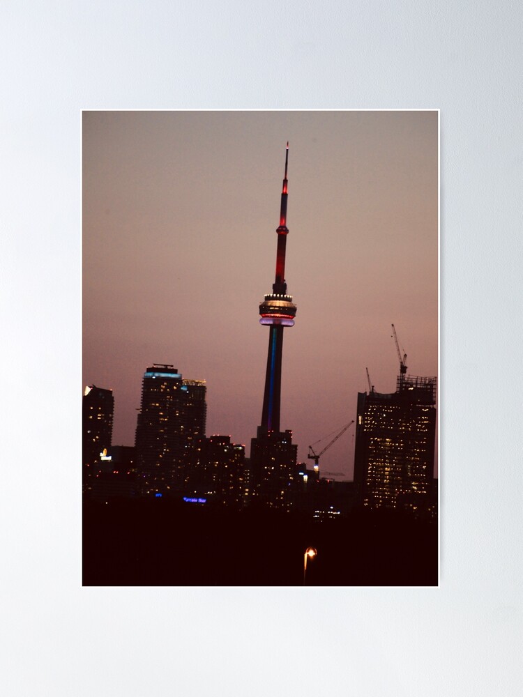 Alternate view of Toronto by Night By Yannis Lobaina Poster