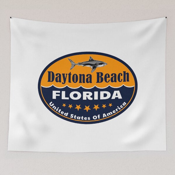 Item preview, Daytona Beach Florida Shark designed and sold by DESTINATIONS DECAL DOS.