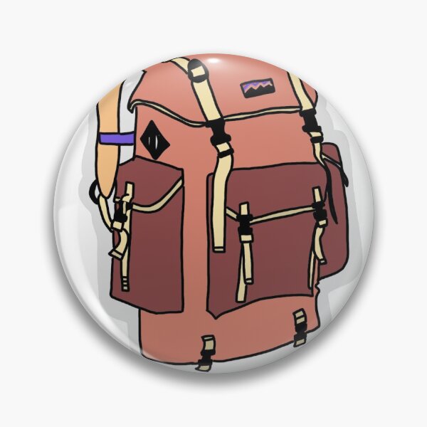 Item preview, Backpacking Pack Sticker Design designed and sold by georgerino.