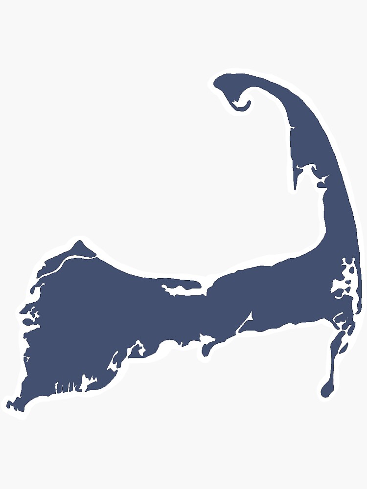 "Navy Cape Cod" Sticker for Sale by amlupo Redbubble