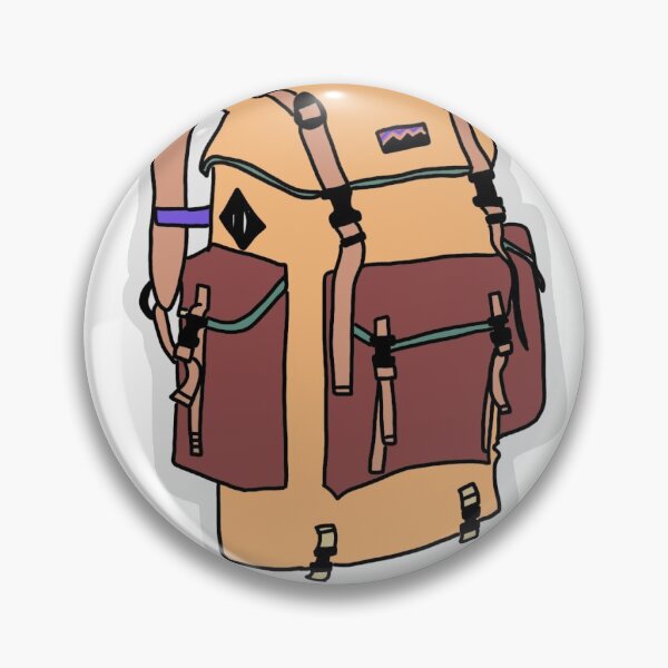 Item preview, Backpacking Pack Sticker Design designed and sold by georgerino.