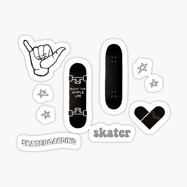 skater pack Sticker