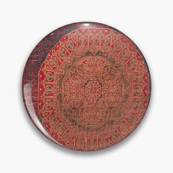 Item preview, Bohemian Medallion V // 15th Century Old Distressed Red Green Blue Colorful Ornate Rug Pattern designed and sold by vintagepatterns.