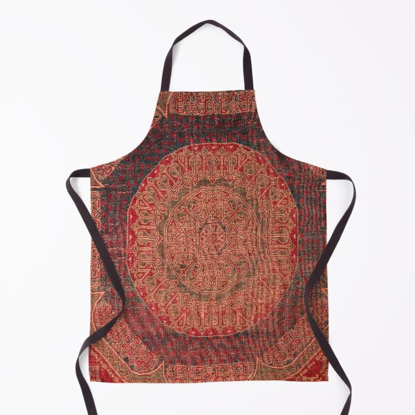Item preview, Bohemian Medallion V // 15th Century Old Distressed Red Green Blue Colorful Ornate Rug Pattern designed and sold by vintagepatterns.
