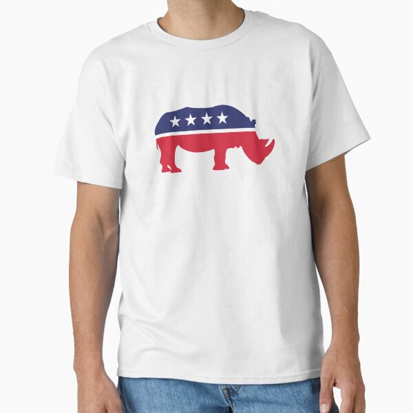 Item preview, Nobody for president Rhino Party  designed and sold by Funny-Vintage.