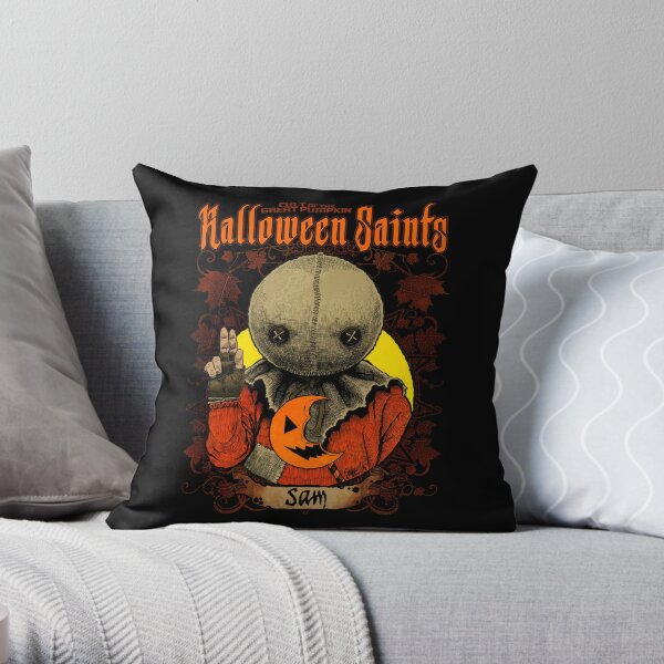 Halloween Saints: Sam Throw Pillow