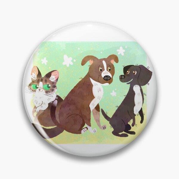 Item preview, Two Pups and a Kitty designed and sold by sunnycritters.