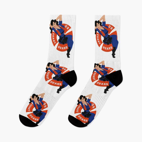 Item preview, Coast Guard Lifering Black Pinup designed and sold by AlwaysReadyCltv.