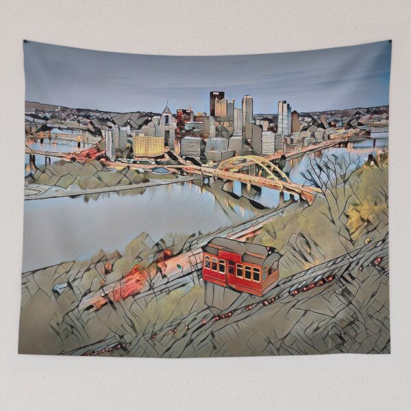 Item preview, Pittsburgh Skyline designed and sold by Marlene Watson-Hall.