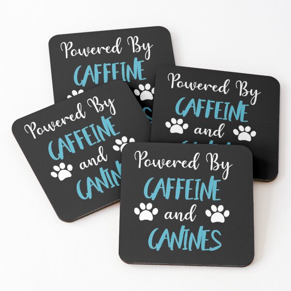 Item preview,  Powered By Caffeine And Canines designed and sold by All in One  Design.
