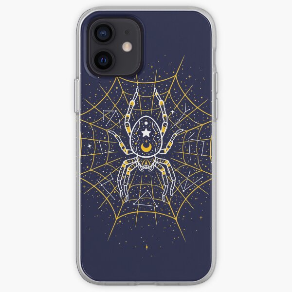 Celestial Spider on Starry Web iPhone Soft Case