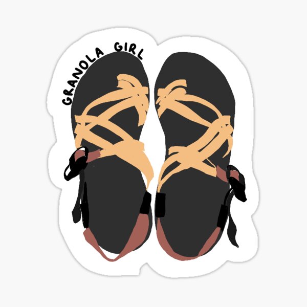 Adorable Chaco Sandal Show sticker design