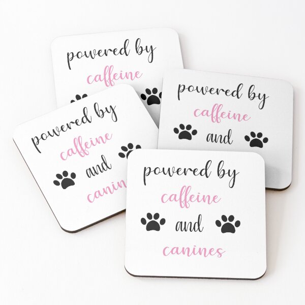 Item preview, Powered By Caffeine And Canines designed and sold by All in One  Design.