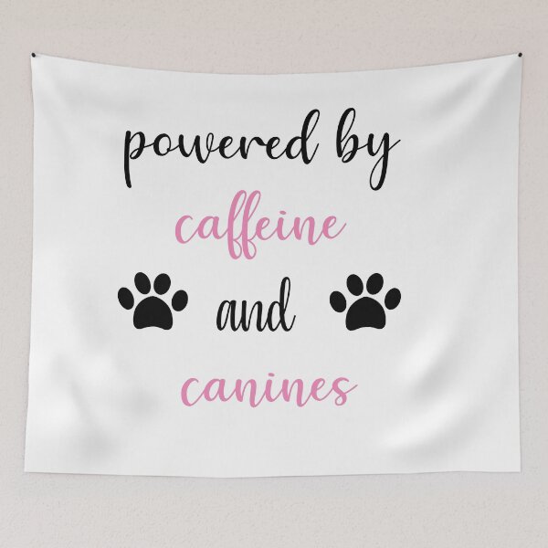 Item preview, Powered By Caffeine And Canines designed and sold by All in One  Design.