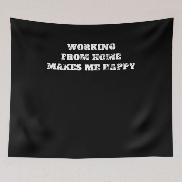 Item preview, Working From home makes me happy remote work Retro Vintage designed and sold by Jeangel97.
