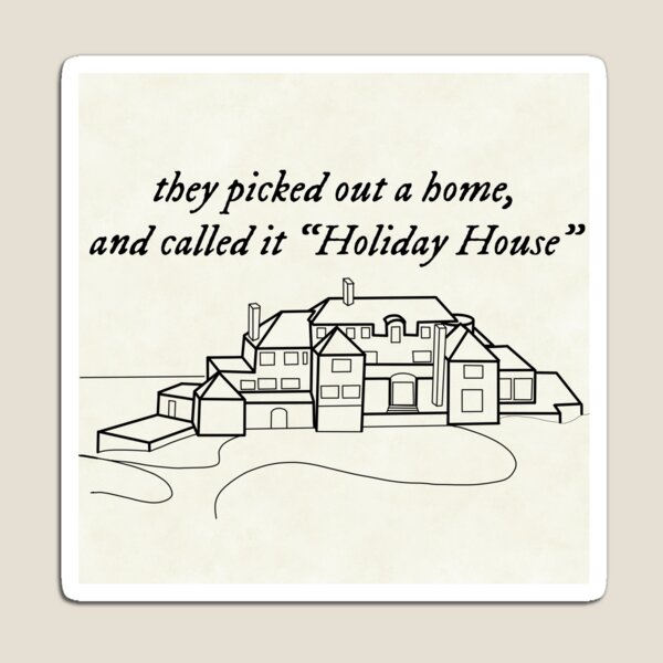 Holiday House The Last Great American Dynasty Taylor Swift Lineart Magnet