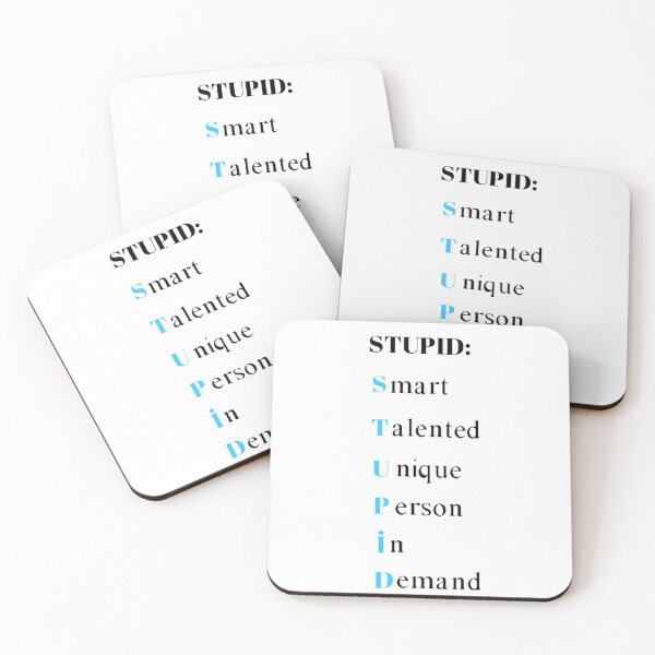 Item preview, funny definition of the word stupid  designed and sold by rejebolla.