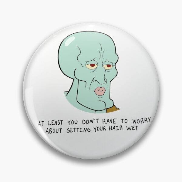 Item preview, Handsome Squidward Bald Joke designed and sold by Lexi Rydland.