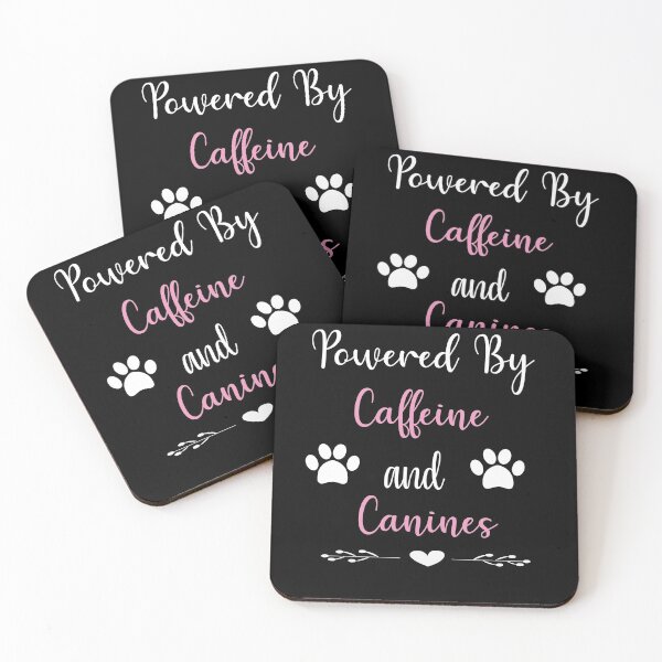 Item preview, Powered By Caffeine And Canines designed and sold by All in One  Design.