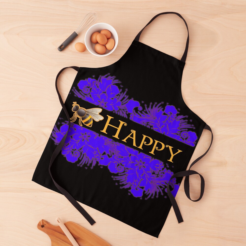 Bee Happy Floral: One Design, On Everything — Apron