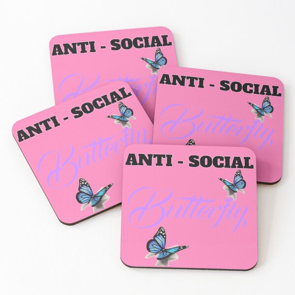 Item preview, ANTI SOCIAL BUTTERFLY  designed and sold by hlpina1.