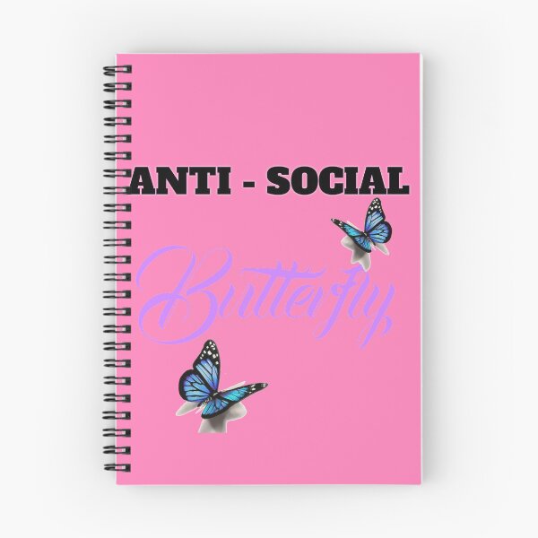 Item preview, ANTI SOCIAL BUTTERFLY  designed and sold by hlpina1.