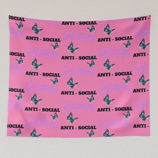 Item preview, ANTI SOCIAL BUTTERFLY  designed and sold by hlpina1.