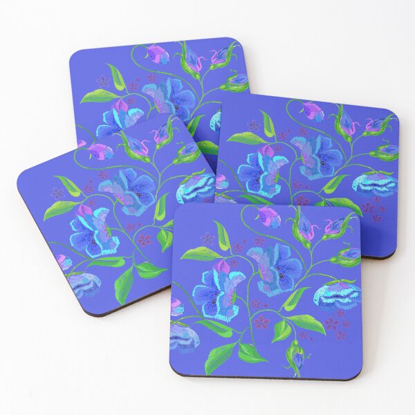 Item preview, Blue Florals designed and sold by roseglasses.