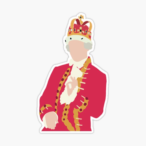 Hamilton Musical King George Silhouette