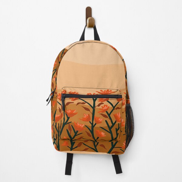 Item preview, Orange Flowers in an orange sky background designed and sold by Susaans-Art.