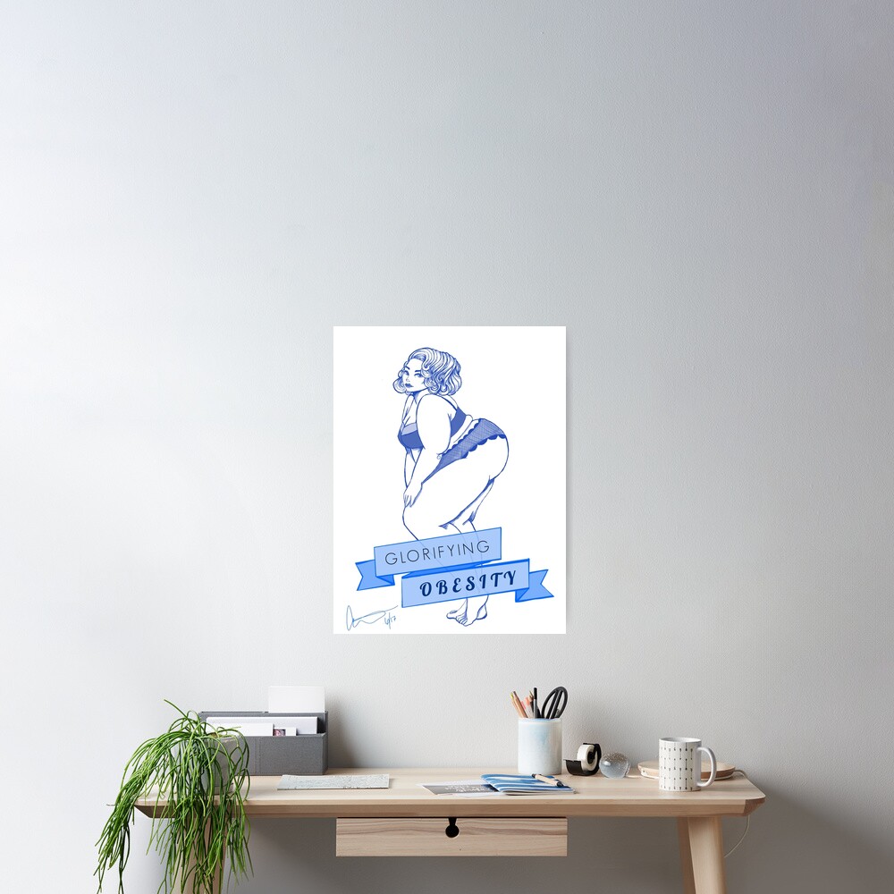 Glorifying Obesity Poster