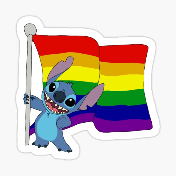 stitch 626 gay pride tattoo